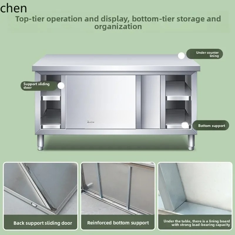 Commercial Kitchen Worktops - طاولة عمل من الفولاذ المقاوم للصدأ
