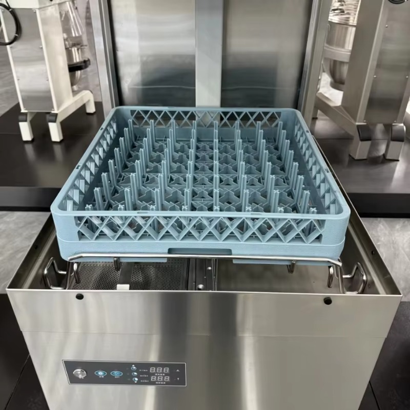 Commercial Kitchen And - غسالة أطباق تجارية أوتوماتيكية من الفولاذ