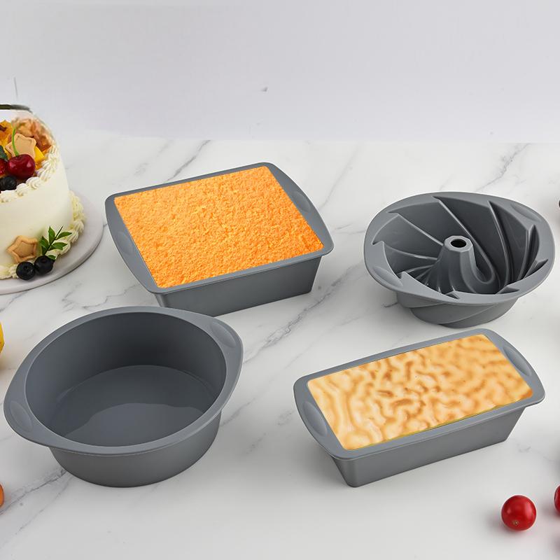 Commercial Kitchen Pots And Pans - قالب كيك مربع من السيليكون مكون