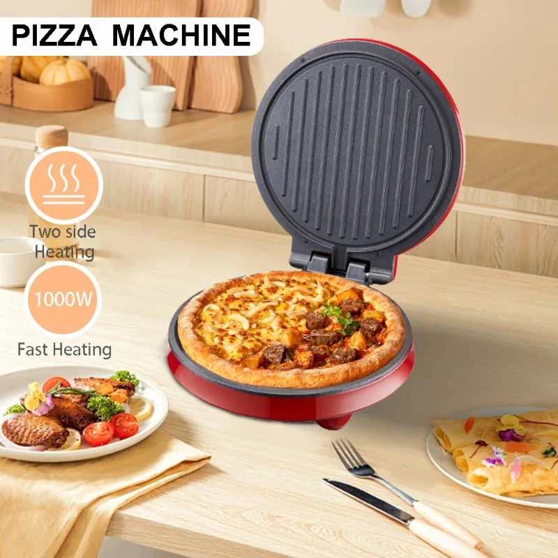 Waffle Maker Commercial - آلة بيتزا كهربائية 110 فولت، مقلاة
