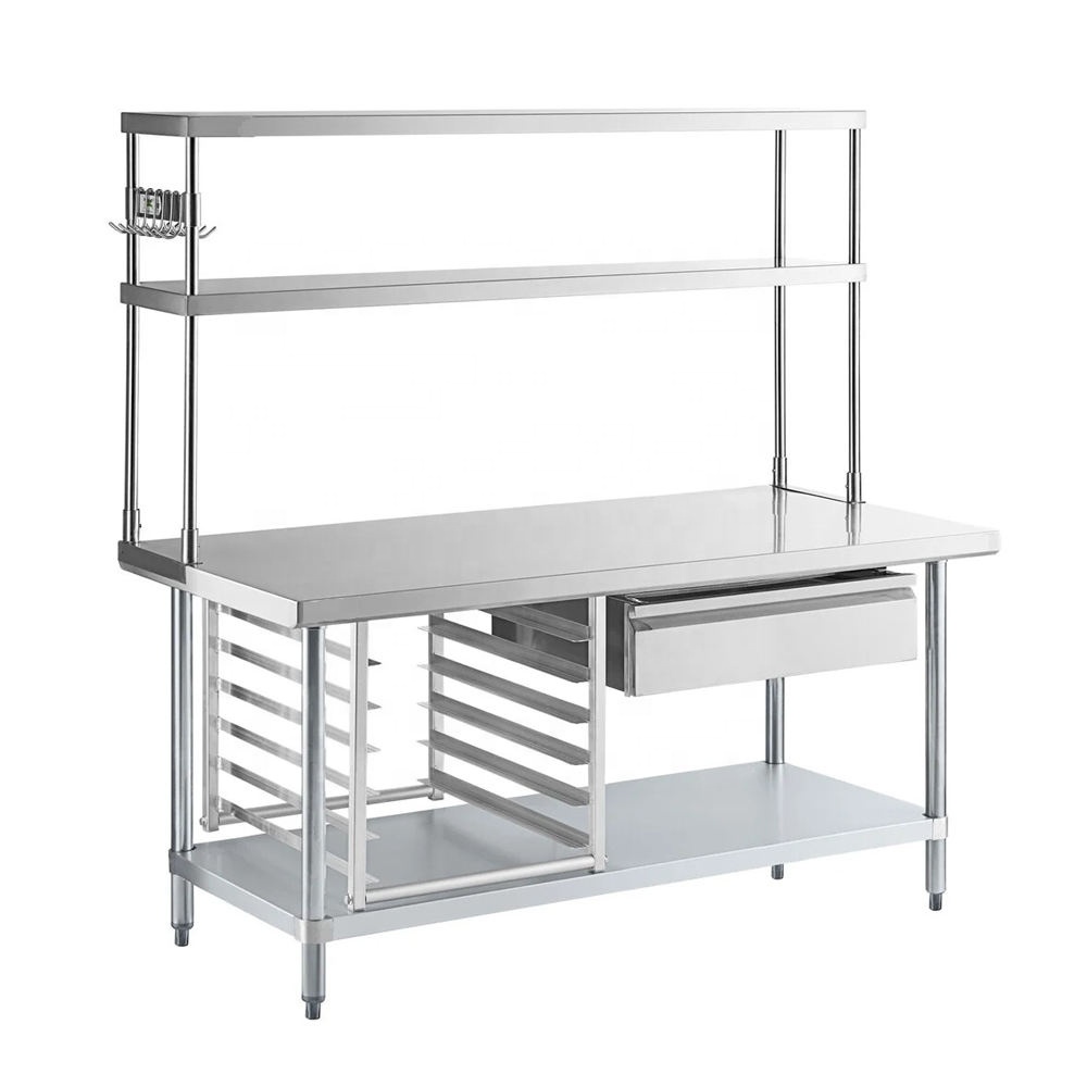 Commercial Kitchen Worktops - طاولة عمل للمطبخ التجاري قابلة للتخصيص،