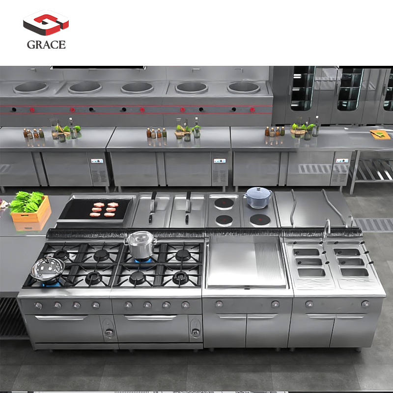 Commercial Kitchen Projects - GRACE خدمة كاملة لتصميم المطبخ التجاري