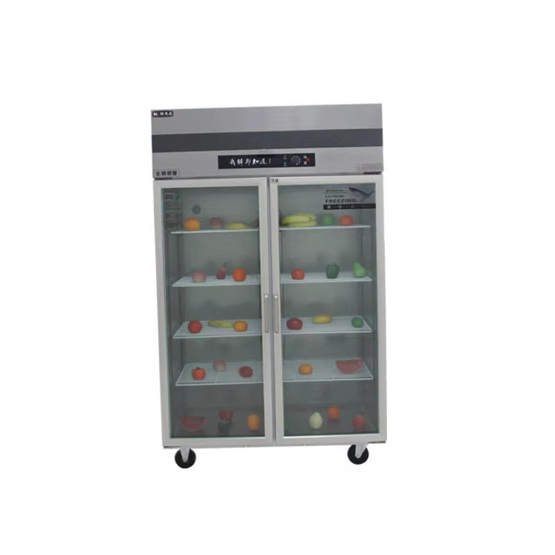 Commercial Kitchen And - ثلاجة تجارية مخصصة للمطابخ بباب زجاجي،