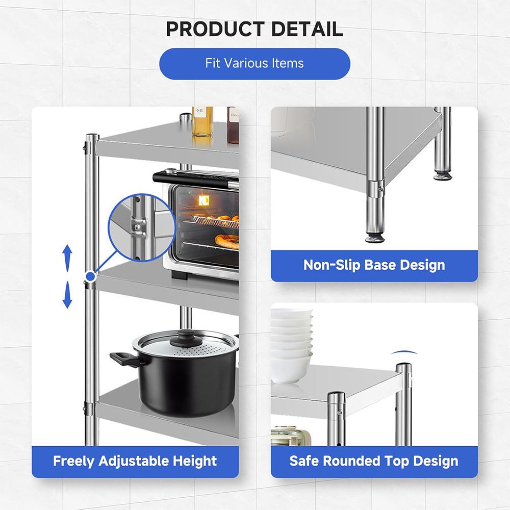 سطح عمل من الفولاذ المقاوم للص - مراجعة Commercial Kitchen Worktops وسعره