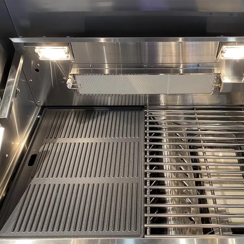 مجموعة مطبخ خارجي من الفولاذ ا - مراجعة Commercial Kitchen Grill وسعره
