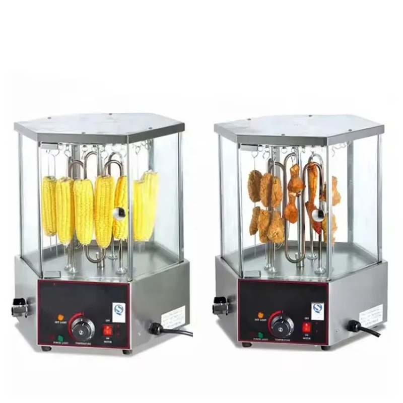 ماكينة شواء دوارة تجارية مخصصة - مراجعة Commercial Kitchen Grill وسعره