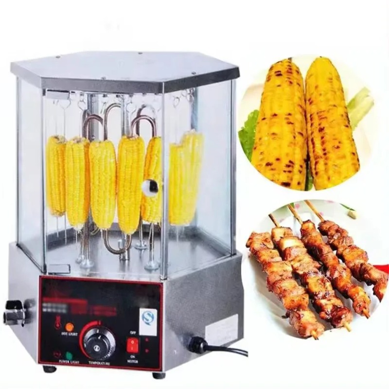 ماكينة شواء دوارة تجارية مخصصة - مراجعة Commercial Kitchen Grill وسعره