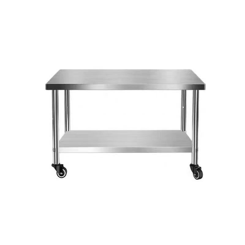 طاولة عمل متنقلة من الفولاذ ال - مراجعة Commercial Kitchen Worktops وسعره