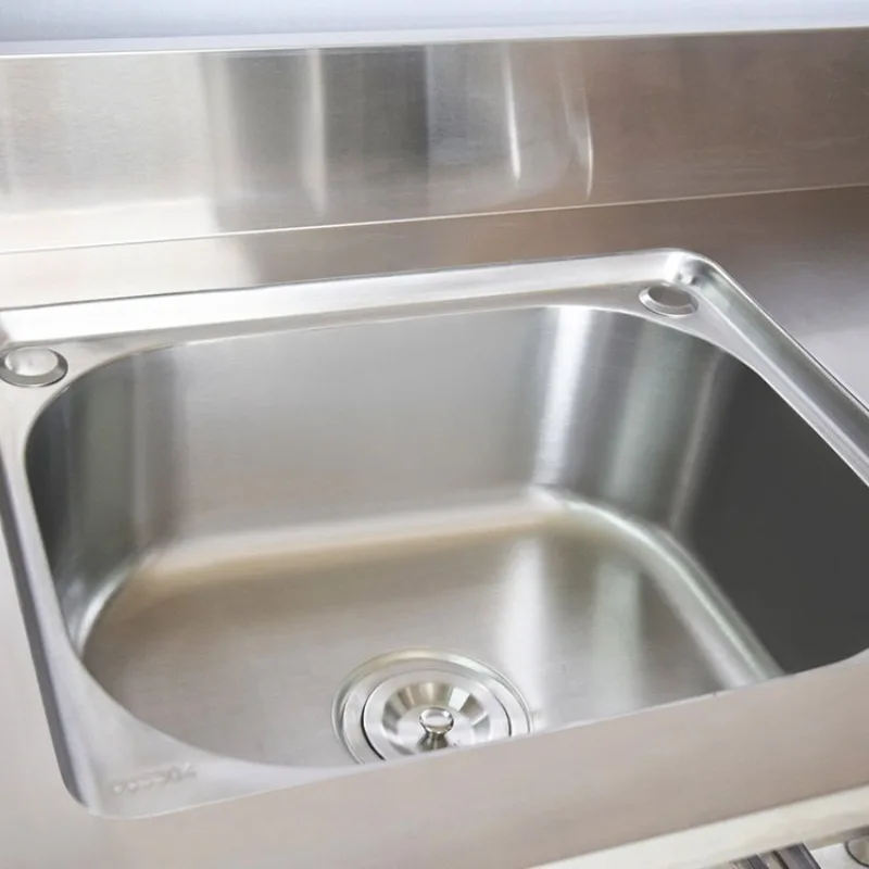 حوض غسيل قائم بذاته من الفولاذ - مراجعة Commercial Kitchen Worktops وسعره