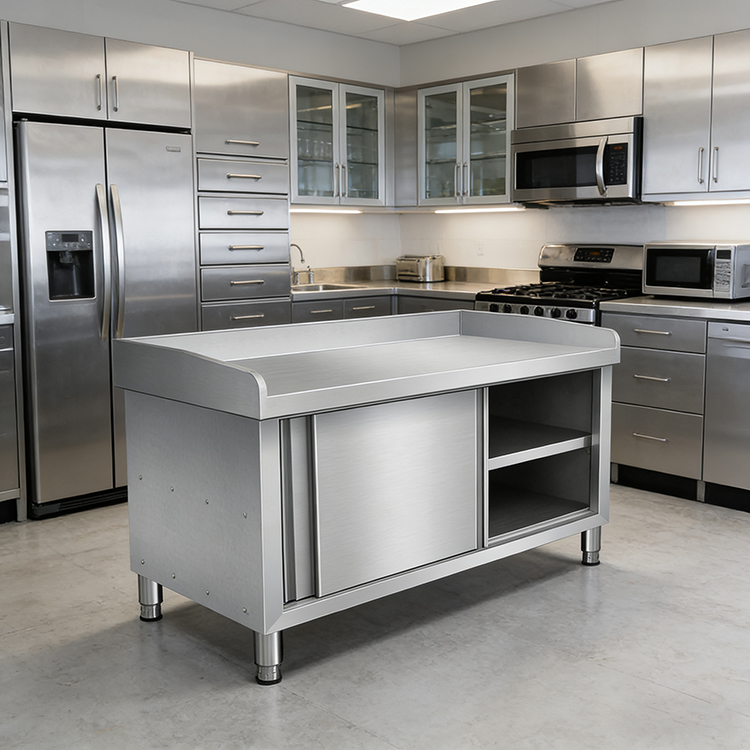طاولة عمل من الفولاذ المقاوم ل - مراجعة Commercial Kitchen Worktops وسعره