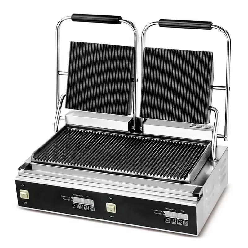 شواية بانيني تجارية مزدوجة من  - مراجعة Commercial Kitchen Grill وسعره