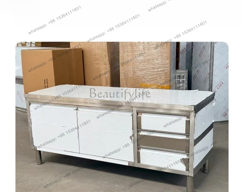 خزانة مطبخ تجارية من الفولاذ ا - مراجعة Commercial Kitchen Worktops وسعره