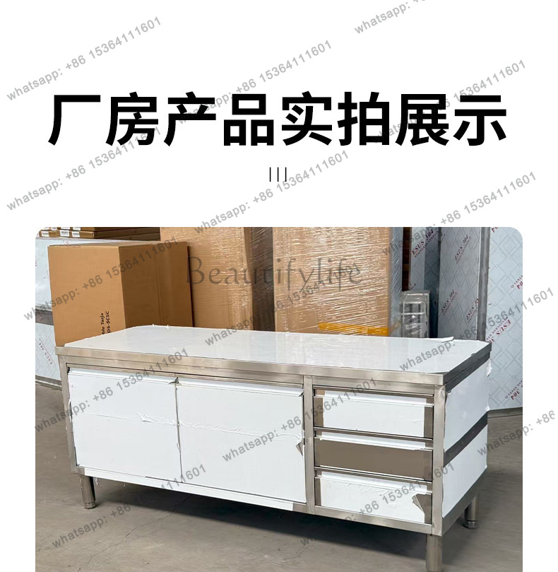 خزانة مطبخ تجارية من الفولاذ ا - مراجعة Commercial Kitchen Worktops وسعره