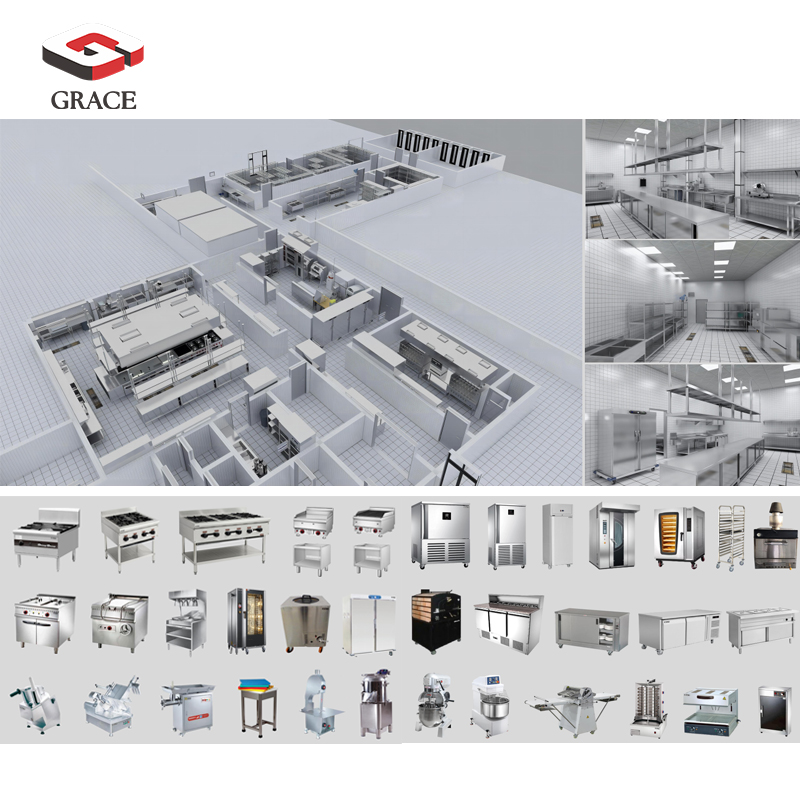 GRACE خدمة كاملة لتصميم المطبخ - مراجعة Commercial Kitchen Projects وسعره
