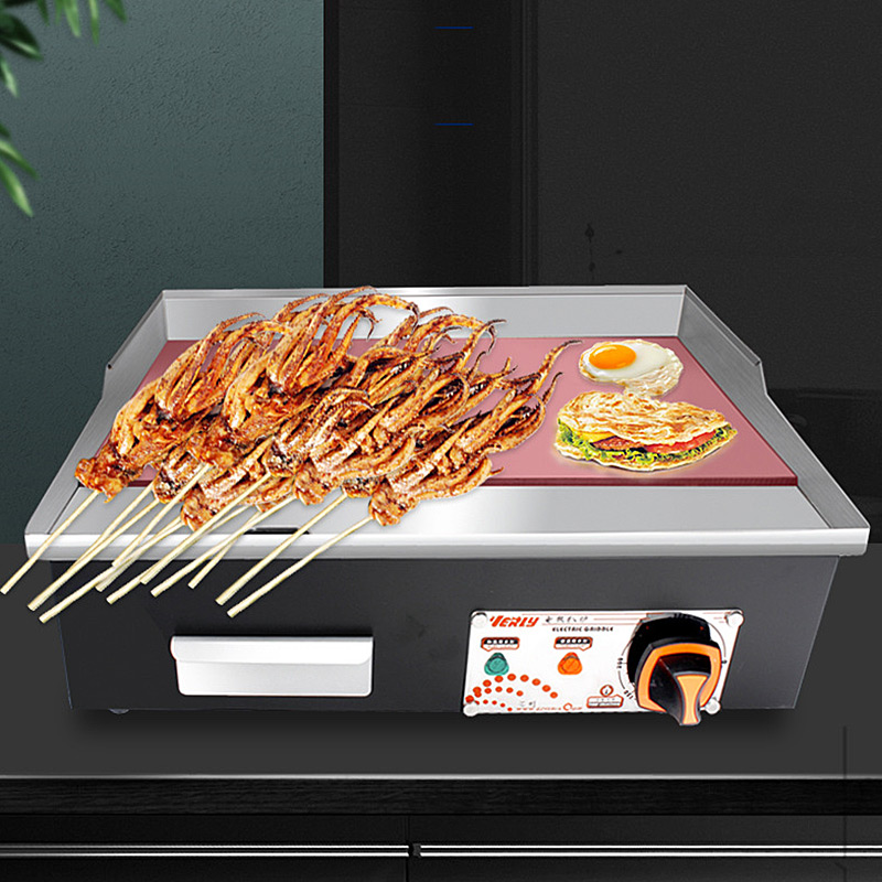 شواية تيبانياكي التجارية الكهر - مراجعة Commercial Kitchen Grill وسعره