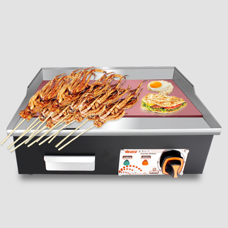 شواية تيبانياكي التجارية الكهر - مراجعة Commercial Kitchen Grill وسعره