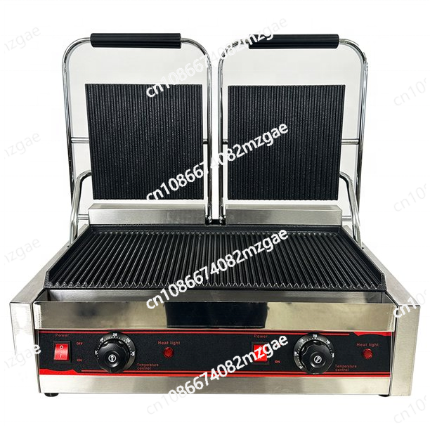 آلة شواء بانيني كهربائية تجاري - مراجعة Commercial Kitchen Grill وسعره